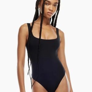 Aritzia Babaton Contour Tank Bodysuit - Black XS - NWT